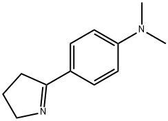 4-(3,4-dihydro-2H-pyrrol-5-yl)-N,N-dimethylaniline 结构式