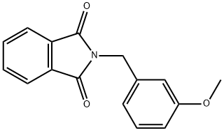 2-(3-methoxybenzyl)-1H-isoindole-1,3(2H)-dione 结构式