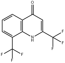 2,8-双(三氟甲基)-4-羟基喹啉 结构式