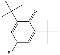 2,5-Cyclohexadien-1-one, 4-bromo-2,6-bis(1,1-dimethylethyl)- 结构式
