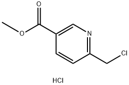 6-(氯甲基)烟酸甲酯盐酸盐 结构式