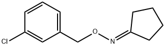 N-[(3-chlorophenyl)methoxy]cyclopentanimine 结构式