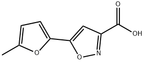 5-(5-methylfuran-2-yl)-1,2-oxazole-3-carboxylic acid 结构式