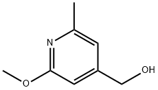 2-甲氧基-6-甲基吡啶-4-基甲醇 结构式