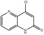 4-氯-1H-[1,5]萘啶-2-酮 结构式