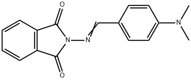 2-{[4-(dimethylamino)benzylidene]amino}-1H-isoindole-1,3(2H)-dione 结构式