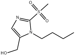 (1-butyl-2-methanesulfonyl-1H-imidazol-5-yl)methanol 结构式