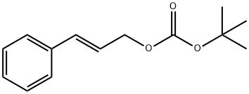 tert-butyl (E)-cinnamyl carbonate 结构式