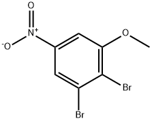 2,3-Dibromo-5-nitroanisole 结构式