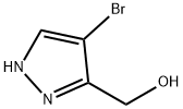 (4-Bromo-1H-pyrazol-3-yl)-methanol 结构式