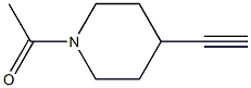 1-(4-乙炔基哌啶-1-基)乙-1-酮 结构式