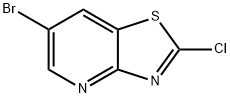 6-溴-2-氯噻唑并[4,5-B]吡啶 结构式