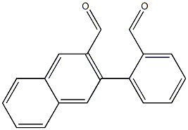2-Naphthalenecarboxaldehyde, 3-(2-formylphenyl)- 结构式