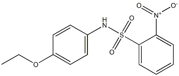 N-(4-Ethoxyphenyl)-2-nitrobenzenesulfonamide, 97% 结构式