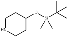 4-(T-BUTYLDIMETHYLSILYLOXY)PIPERIDINE 结构式