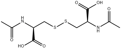 (2S,2'S)-3,3'-二硫二基双(2-乙酰氨基丙酸) 结构式