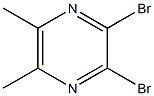 2,3-dibromo-5,6-dimethylpyrazine 结构式