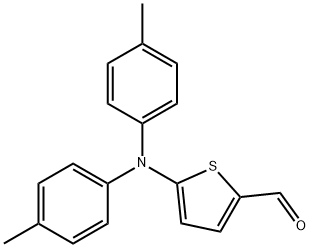 5-(Di-p-tolylamino)thiophene-2-carbaldehyde 结构式