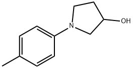 1-(4-甲基苯基)吡咯烷-3-醇 结构式