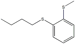 1-butylsulfanyl-2-methylsulfanylbenzene 结构式