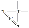 Methanaminium, N,N,N-trimethyl-, azide 结构式