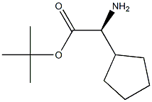 S-环戊基甘氨酸叔丁酯 结构式