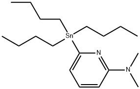 N,N-二甲基-6-(三丁基锡)-2-氨基吡啶 结构式