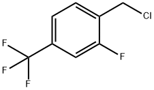 2-氟-4-三氟甲基苄氯 结构式