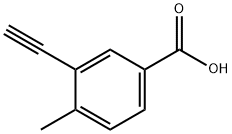 3-乙炔基-4-甲基苯甲酸 结构式