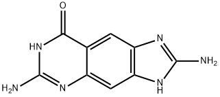 2,6-二氨基-3,7-二氢-8H-咪唑并[4,5-G]喹唑啉-8-酮 结构式