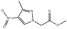 2-(3-甲基-4-硝基-1H-吡唑-1-基)乙酸甲酯 结构式