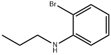 2-溴-N-丙基-苯胺 结构式