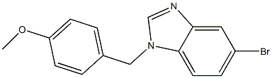 5-BroMo-1-(4-Methoxybenzyl)-1H-benzo[d)iMidazole 结构式