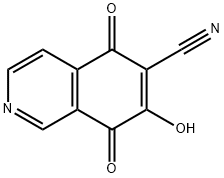 7-Hydroxy-5,8-dioxo-5,8-dihydroisoquinoline-6-carbonitrile 结构式