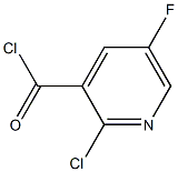 2-CHLORO-5-FLUORO-3-PYRIDINECARBONYL CHLORIDE 结构式