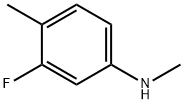 3-FLUORO-N,4-DIMETHYLANILINE 结构式