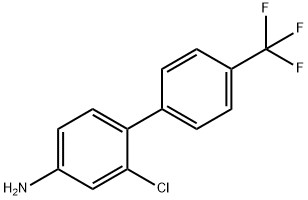 2-氯-4'-(三氟甲基)-[1,1'-联苯]-4-胺 结构式
