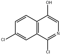 1,7-二氯异喹啉-4-醇 结构式