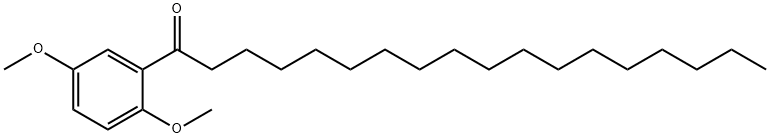 2',5'-DIMETHOXYOCTADECANOPHENONE 结构式