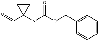 BENZYL 1-FORMYLCYCLOPROPYLCARBAMATE 结构式