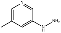 3-肼基-5-甲基吡啶 结构式