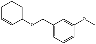 (((4-Methoxycyclohex-3-en-1-yl)oxy)methyl)benzene 结构式