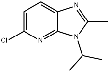 5-chloro-3-isopropyl-2-methyl-3H-imidazo[4,5-b]pyridine 结构式
