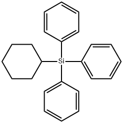 CYCLOHEXYLTRIPHENYLSILANE 结构式