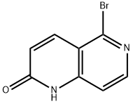 5-溴-1H-[1,6]二氮杂萘-2-酮 结构式