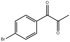 1-(4-溴苯基)丙烷-1,2-二酮 结构式