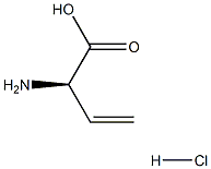 D-乙烯基甘氨酸盐酸盐 结构式