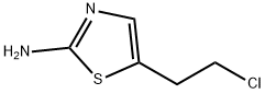 5-(2-氯乙基)噻唑-2-胺 结构式