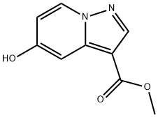 5-羟基吡唑并[1,5-A〕吡啶-3-羧酸甲酯 结构式