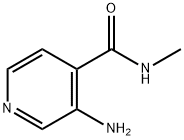 3-氨基-N-甲基异烟酰胺 结构式